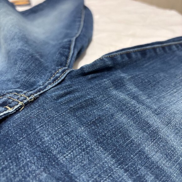 KanCan Los Angeles Women's Sz 9/28 Blue Skinny Jeans Stretch Mid-Rise Distressed - Picture 7 of 11